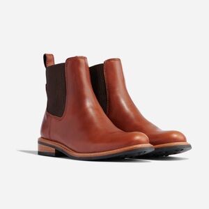 Nisolo Carmen Chelsea Boots in Brandy
